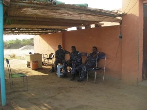 And well guarded by the Sudanese army