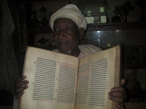 Where we were shown a 700 year old bible with neat handwriting on goatskin Paper